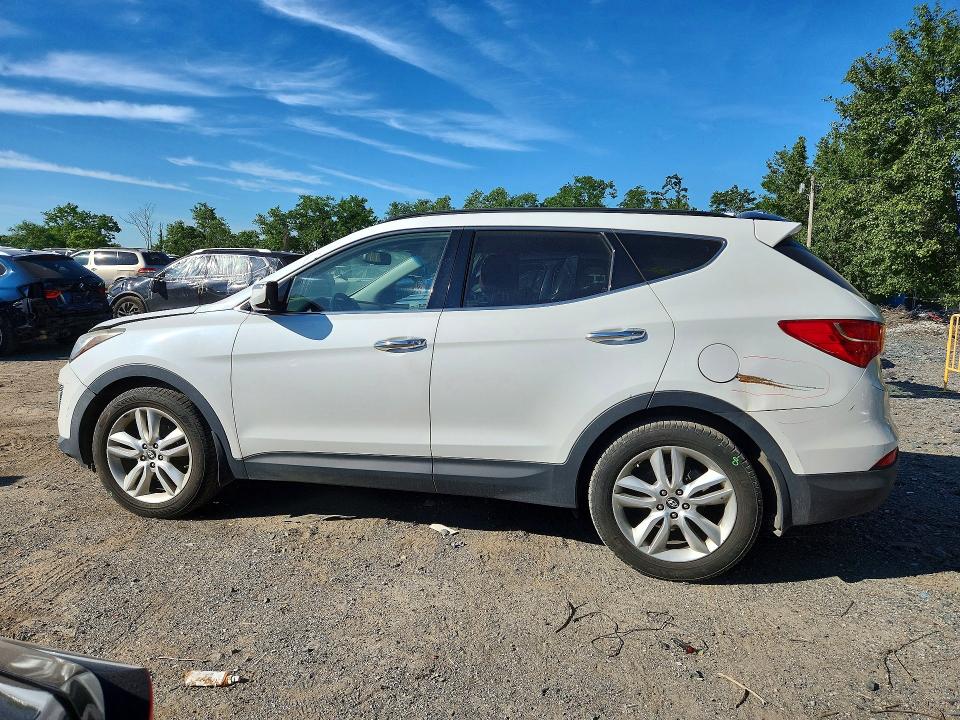 2013 Hyundai Santa fe VIN 5XYZUDLA9DG114425 COPART salvage auction — FRONT END, Md - Cert Of Salvage > 75% Damage, sold $1,700 on 2026-07-02 (photo 2)