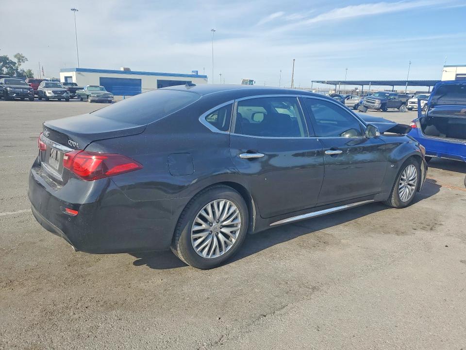 2015 Infiniti Q70 VIN JN1BY1PP7FM600125 COPART salvage auction — FRONT END, Tx - Salvage Vehicle Title, sold $775 on 2026-07-17 (photo 3)