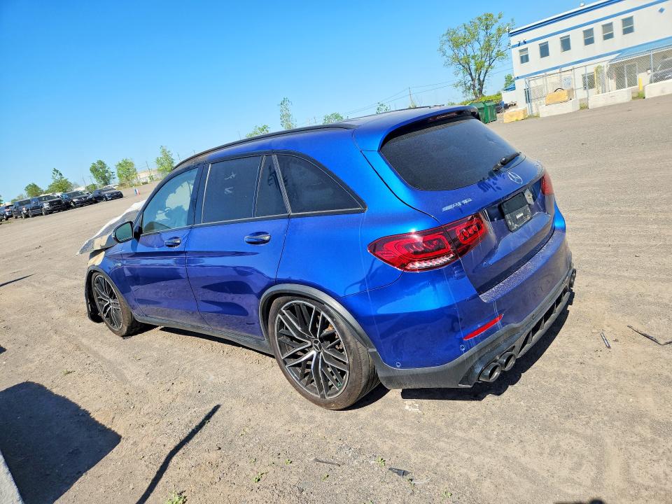 2022 Mercedes-benz Glc class VIN W1N0G6EB8NG055604 COPART salvage auction — BURN, Qc - Irrecuperable, sold $1,500 on 2026-07-07 (photo 2)