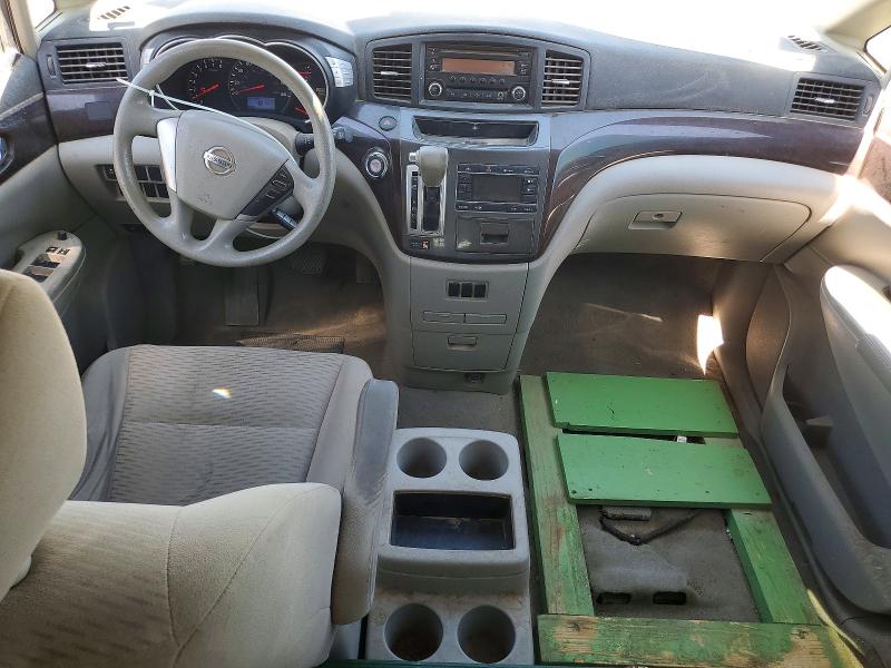 2014 Nissan Quest VIN JN8AE2KP7E9106531 COPART salvage auction — MINOR DENT/SCRATCHES, Az - Certificate Of Title, sold $975 on 2026-07-31 (photo 8)