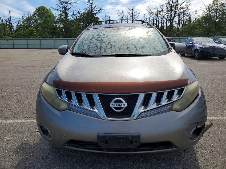 2009 Nissan Murano VIN JN8AZ18W79W102774 COPART salvage auction — FRONT END, Ny - Mv-907A Salvage Certificate, sold $425 on 2026-07-08 (photo 5)