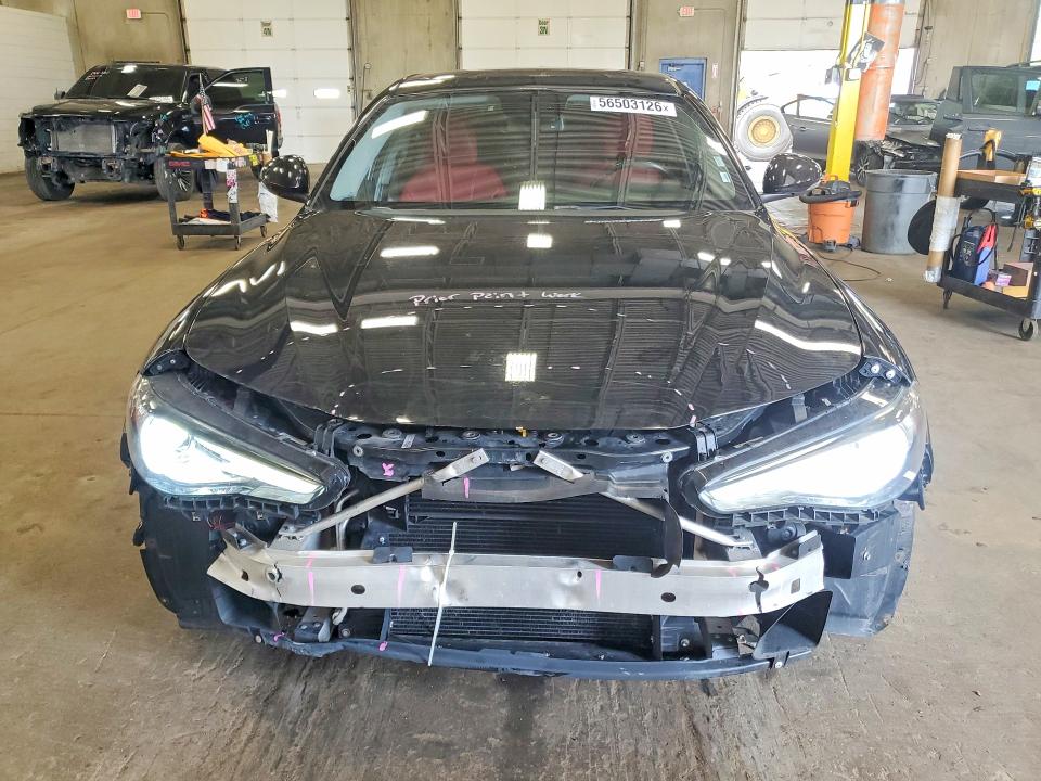 2017 Alfa romeo Giulia VIN ZARFAEDNXH7555976 COPART salvage auction — FRONT END, Mn - Cert Of Title-Salvage, sold $4,350 on 2026-07-14 (photo 5)