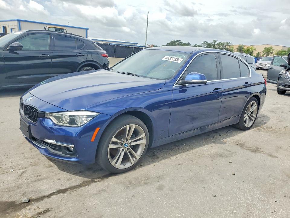 2018 BMW 3 series VIN WBA8B9C55JEE81053 COPART salvage auction — REAR END, Fl - Certificate Of Title, sold $5,700 on 2026-07-07 (photo 1)
