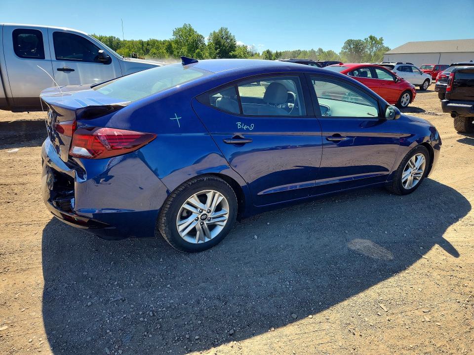 2020 Hyundai Elantra VIN 5NPD84LF7LH593848 COPART salvage auction — REAR END, Oh - Cert Of Title-Salvage, sold $2,950 on 2026-07-02 (photo 3)
