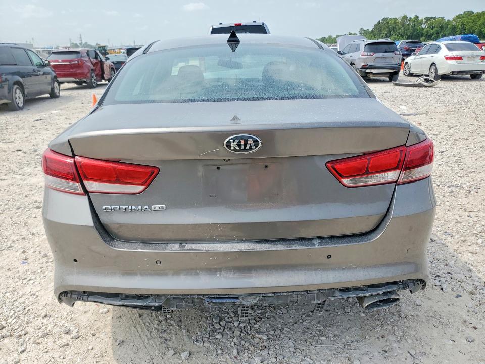 2016 Kia Optima VIN 5XXGT4L37GG111558 COPART salvage auction — FRONT END, Tx - Bonded Title - Salvage, sold $150 on 2026-07-28 (photo 6)