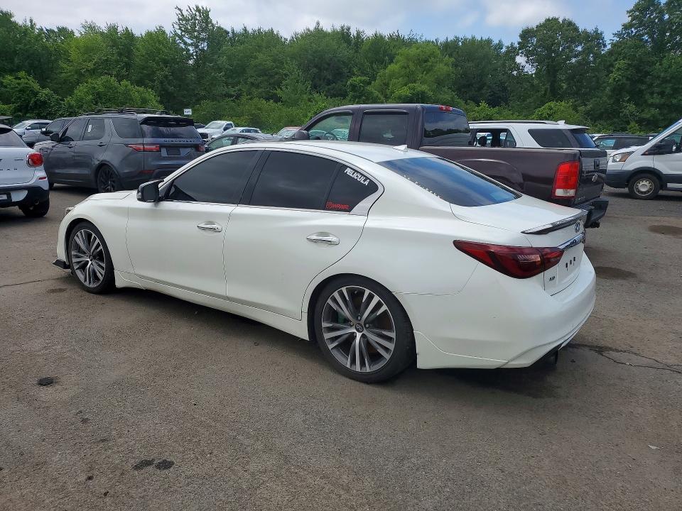 2018 Infiniti Q50 VIN JN1EV7AR2JM438402 COPART salvage auction — MINOR DENT/SCRATCHES, Va - Certificate Of Title (P), sold $5,400 on 2026-07-10 (photo 2)