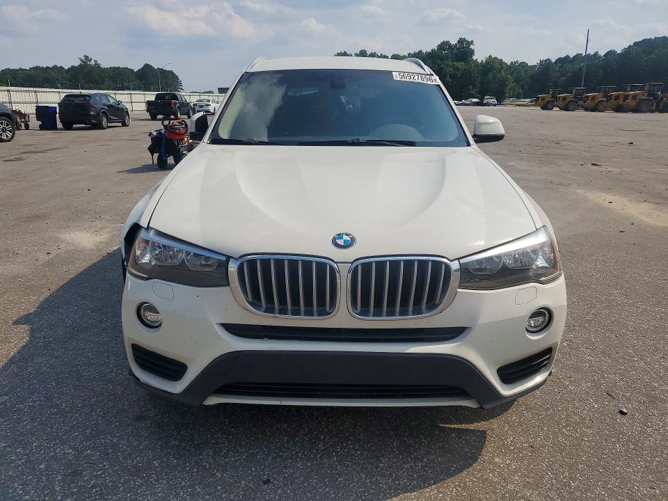 2017 BMW X3 VIN 5UXWZ7C3XH0X41412 COPART salvage auction — SIDE, Nc - Salvage Certificate Of Title, sold $1,100 on 2026-07-30 (photo 5)