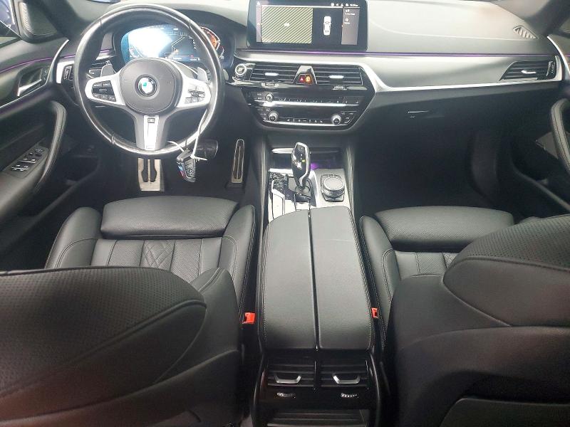 2022 BMW 5er VIN WBA73BJ01NWX56065 COPART salvage auction — REAR END, Ma - Cert Of Title-Salvage, sold $21,000 on 2026-08-11 (photo 8)