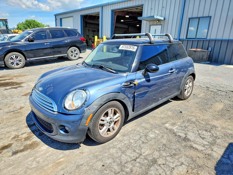 2011 Mini Cooper VIN WMWSU3C59BT096957 COPART salvage auction — SIDE, PA - CERTIFICATE OF SALVAGE, sold $800 on 2026-07-24 (photo 1)