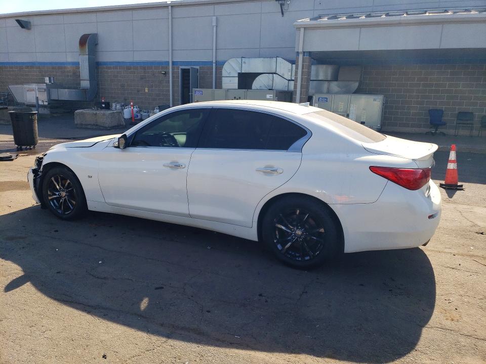 2015 Infiniti Q50 VIN JN1BV7AR1FM419995 COPART salvage auction — FRONT END, Ct - Cert Of Title-Salvage, sold $1,750 on 2026-07-07 (photo 2)