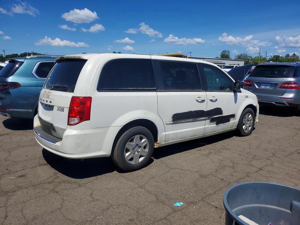 2012 Dodge VIN 2C4RDGBG3CR324603 COPART salvage auction — MINOR DENT/SCRATCHES, Ct - Certificate Of Title, sold $700 on 2026-07-02 (photo 3)