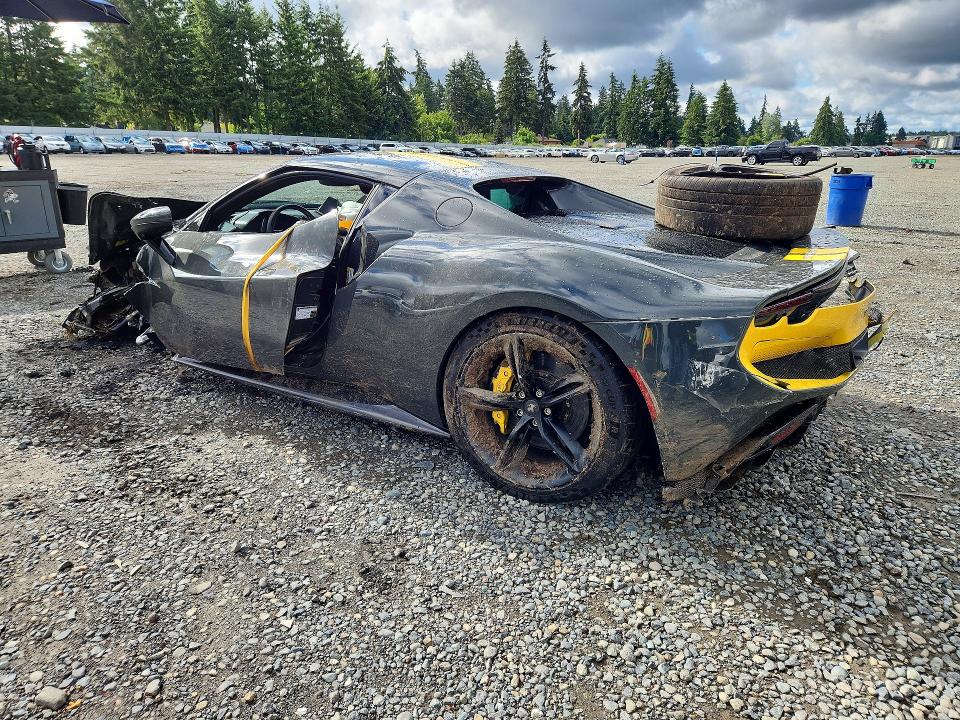 2023 Ferrari 296 gtb VIN ZFF99SLAXP0291115 COPART salvage auction — FRONT END, Wa - Bill Of Sale, sold $75,000 on 2026-08-07 (photo 2)
