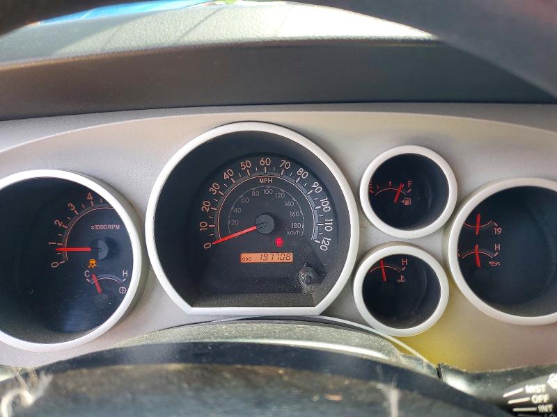2008 Toyota Tundra VIN 5TFRV54138X040472 COPART salvage auction — FRONT END, Nc - Salvage Certificate Of Title, sold $550 on 2026-07-27 (photo 9)