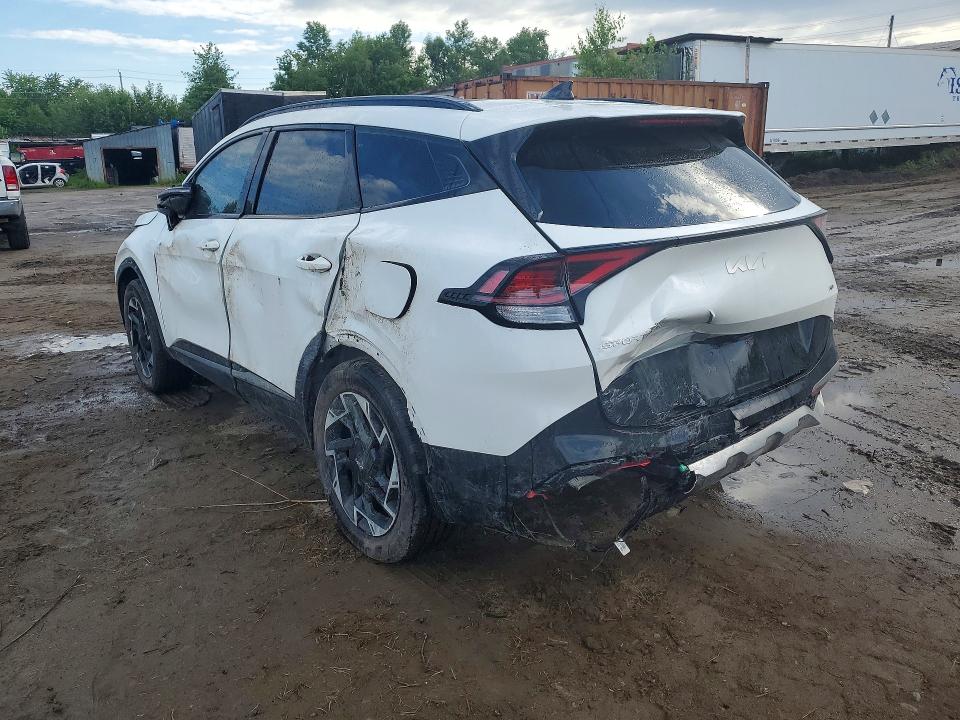 2023 Kia Sportage VIN KNDPVCAF0P7144721 COPART salvage auction — SIDE, ON - PERMIT IRREPAIRABLE, sold $5,700 on 2026-07-28 (photo 2)