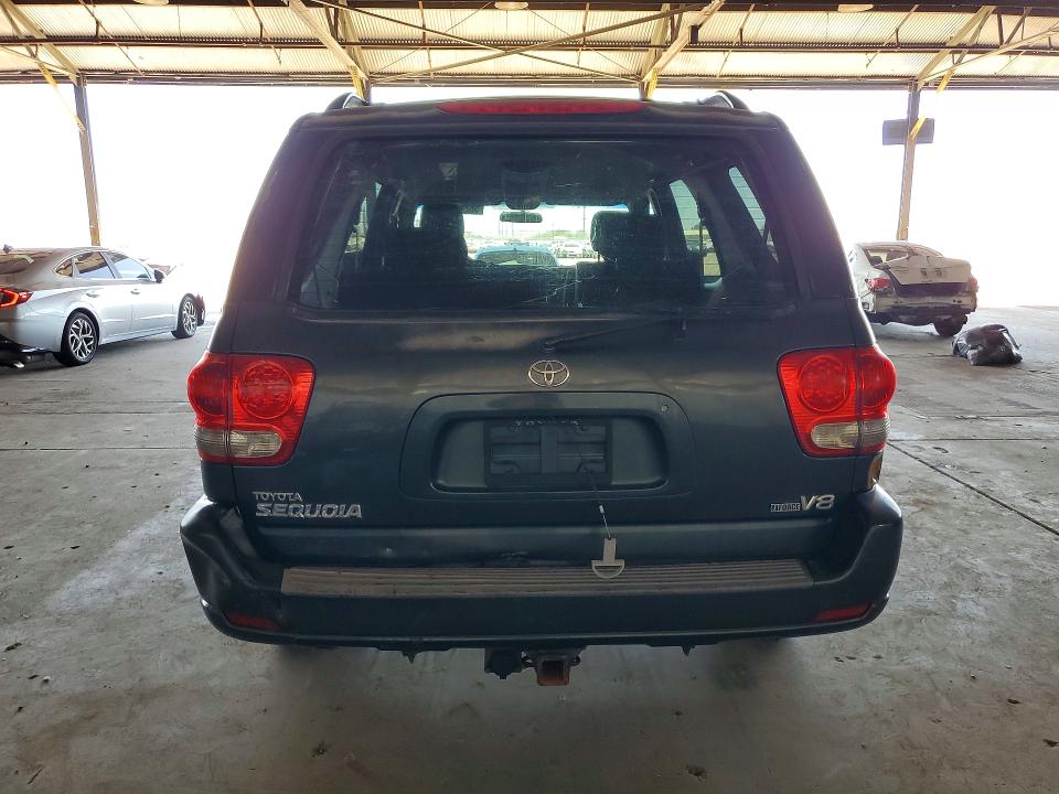 2006 Toyota Sequoia VIN 5TDZT34A66S279706 COPART salvage auction — FRONT END, Az - Certificate Of Title, sold $875 on 2026-07-15 (photo 6)