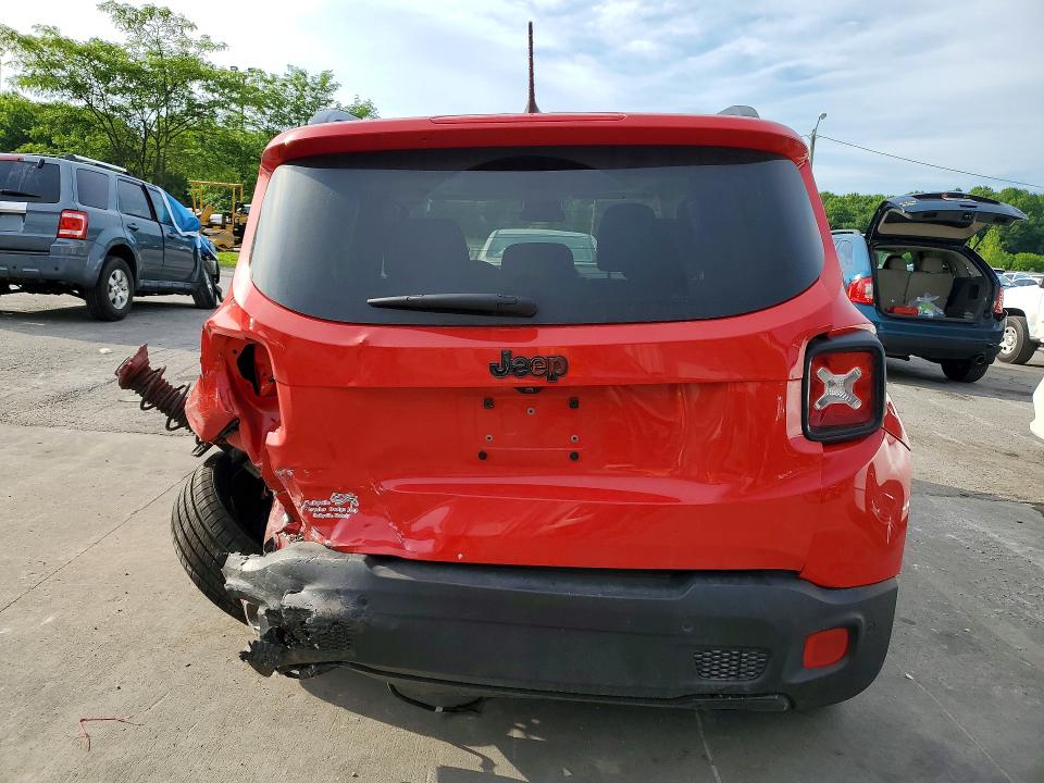 2017 Jeep Renegade VIN ZACCJABB1HPG01356 COPART salvage auction — REAR END, Ky - Cert Of Title-Salvage, sold $1,350 on 2026-08-03 (photo 6)