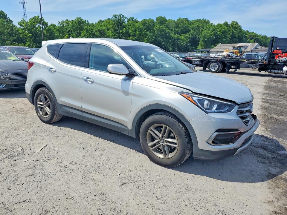 2017 Hyundai Santa fe VIN 5XYZT3LBXHG386994 COPART salvage auction — FRONT END, PA - CERTIFICATE OF SALVAGE, sold $2,900 on 2026-07-13 (photo 4)