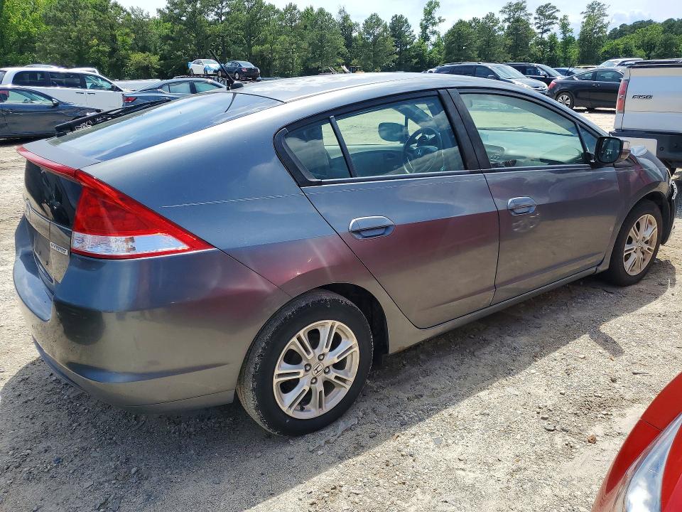 2010 Honda Insight VIN JHMZE2H73AS016400 COPART salvage auction — FRONT END, VA - CERTIFICATE OF TITLE, sold $125 on 2026-07-14 (photo 3)