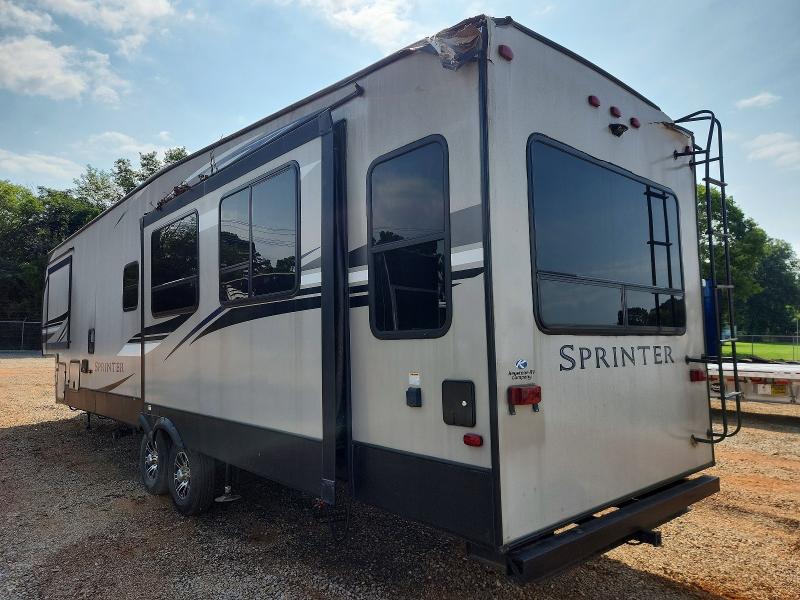2020 Keystone Sprinter VIN 4YDF35620L1532190 COPART salvage auction — ROOF, AL - CERT OF TITLE-SALVAGE TITLE, sold $35 on 2026-07-30 (photo 3)