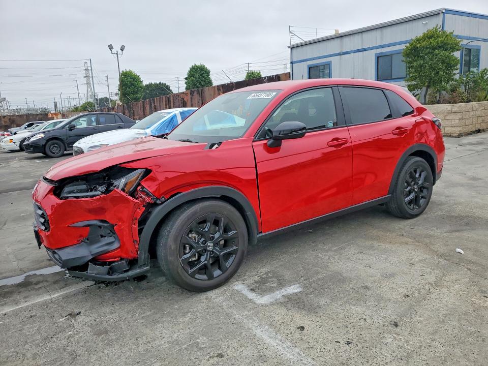 2024 Honda Hr-v VIN 3CZRZ1H56RM757251 COPART salvage auction — FRONT END, Ca - Salvage Certificate, sold $200 on 2026-07-31 (photo 1)