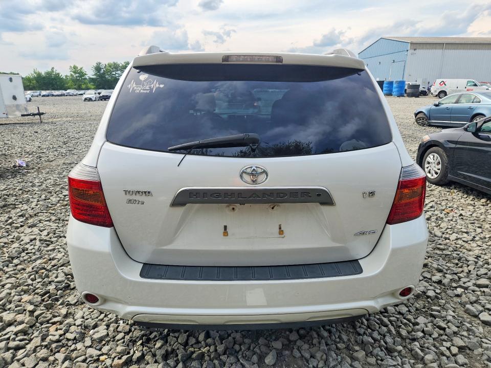 2008 Toyota Highlander VIN JTEES43A982085122 COPART salvage auction — SIDE, Nj - Cert Of Title-Salvage, sold $2,050 on 2026-07-13 (photo 6)