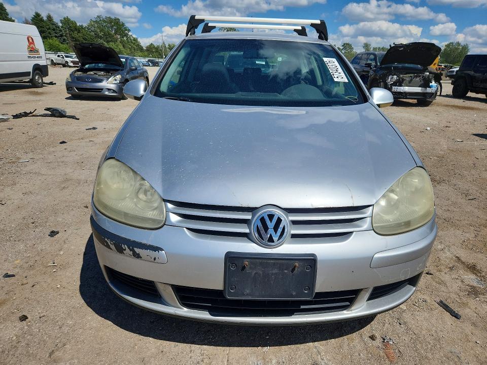 2007 Volkswagen Golf VIN WVWAR71KX7W053816 COPART salvage auction — REAR END, Il - Salvage Certificate, sold $375 on 2026-07-16 (photo 5)