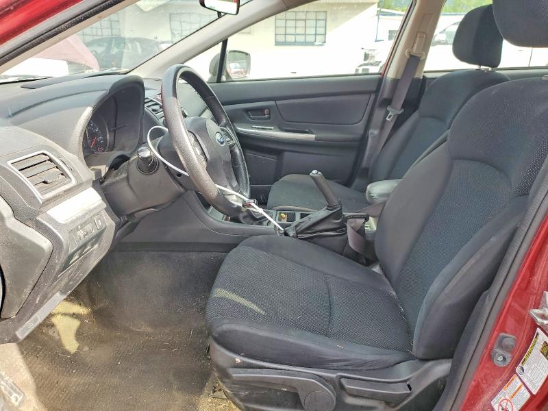 2015 Subaru Impreza VIN JF1GPAA65FG267479 COPART salvage auction — FRONT END, Pa - Certificate Of Salvage, sold $425 on 2026-07-14 (photo 7)
