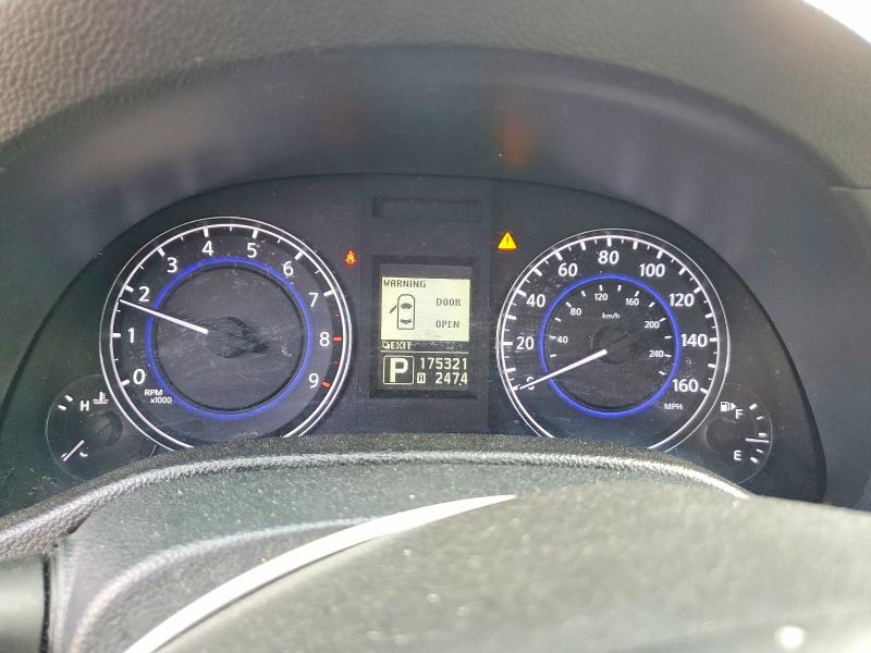 2011 Infiniti G25 VIN JN1DV6ARXBM651850 COPART salvage auction — FRONT END, Ga - Cert Of Title-Salvage, sold $425 on 2026-07-27 (photo 9)