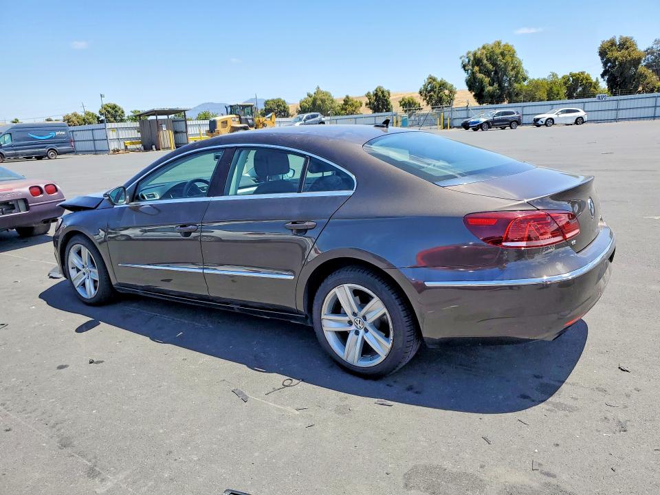 2013 Volkswagen Cc VIN WVWBP7AN0DE523566 COPART salvage auction — FRONT END, CA - SALVAGE CERTIFICATE, sold $675 on 2026-07-22 (photo 2)