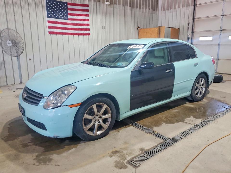 2006 Infiniti G35 VIN JNKCV51E06M519815 COPART salvage auction — NORMAL WEAR, PA - CERT OF SALVAGE-FORMERLY ABAND, sold $750 on 2026-07-02 (photo 1)