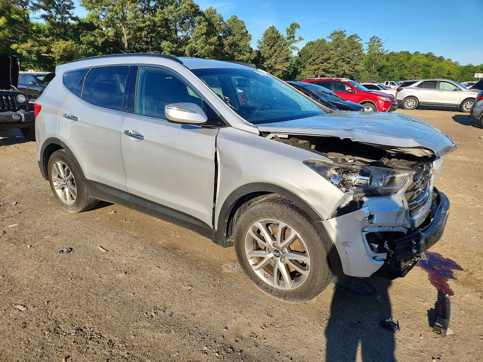 2014 Hyundai Santa fe VIN 5XYZUDLA4EG175232 COPART salvage auction — FRONT END, Salvage Title, sold $750 on 2026-07-07 (photo 4)