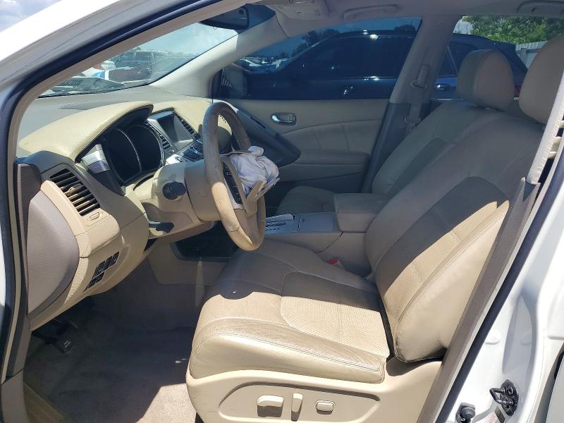 2011 Nissan Murano VIN JN8AZ1MU5BW067680 COPART salvage auction — FRONT END, Fl - Cert Of Title Slvg Rebuildable, sold $500 on 2026-07-10 (photo 7)