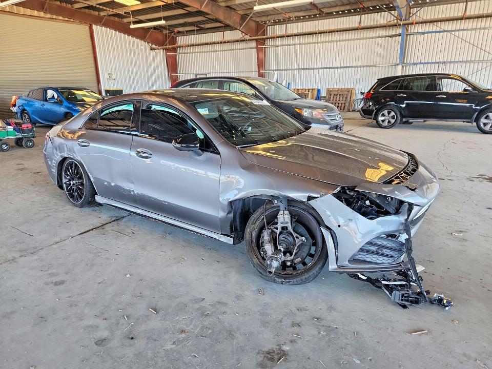 2022 Mercedes-benz Cla-klasse amg VIN W1K5J5BB9NN264882 COPART salvage auction — FRONT END, Ca - Salvage Certificate, sold $6,400 on 2026-07-09 (photo 4)
