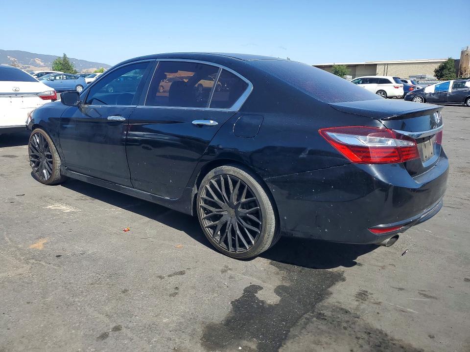 2016 Honda Accord VIN 1HGCR2F57GA245496 COPART salvage auction — FRONT END, Ca - Salvage Certificate, sold $4,300 on 2026-07-02 (photo 2)