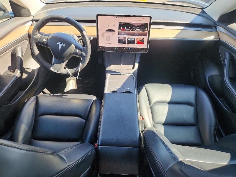 2022 Tesla Model 3 VIN 5YJ3E1EA4NF286594 COPART salvage auction — FRONT END, Nv - Salvage Title, sold $4,000 on 2026-07-06 (photo 8)