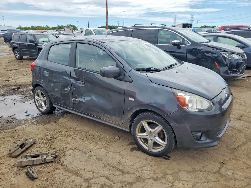 2015 Mitsubishi Mirage VIN ML32A3HJ6FH014163 COPART salvage auction — FRONT END, Mi - Certificate Of Title, sold $325 on 2026-07-07 (photo 4)