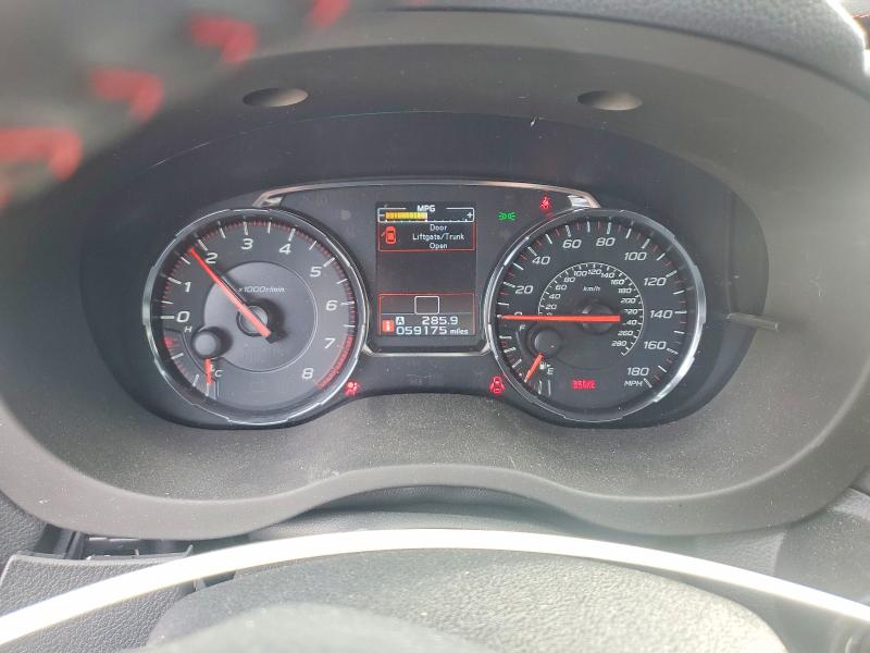 2021 Subaru Wrx VIN JF1VA1H6XM9808445 COPART salvage auction — FRONT END, Va - Cert Of Title - Salvage, sold $5,800 on 2026-07-22 (photo 9)