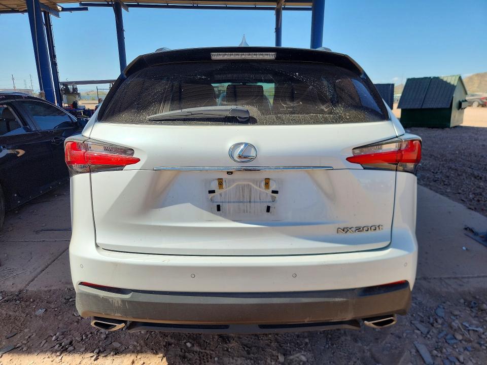 2017 Lexus Nx VIN JTJYARBZ8H2065059 COPART salvage auction — FRONT END, Az - Cert Of Title - Salvage, sold $4,900 on 2026-07-30 (photo 6)