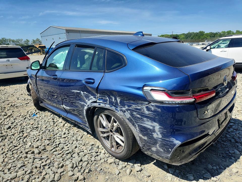 2021 BMW X4 VIN 5UX2V5C03M9E50831 COPART salvage auction — FRONT END, Ny - Mv-907A Salvage Certificate, sold $9,300 on 2026-07-22 (photo 2)