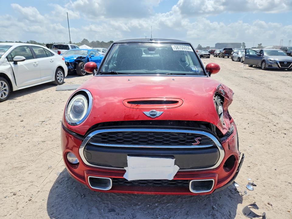 2017 Mini VIN WMWWG9C59H3A92625 COPART salvage auction — FRONT END, Tx - Salvage Vehicle Title, sold $2,000 on 2026-08-14 (photo 5)