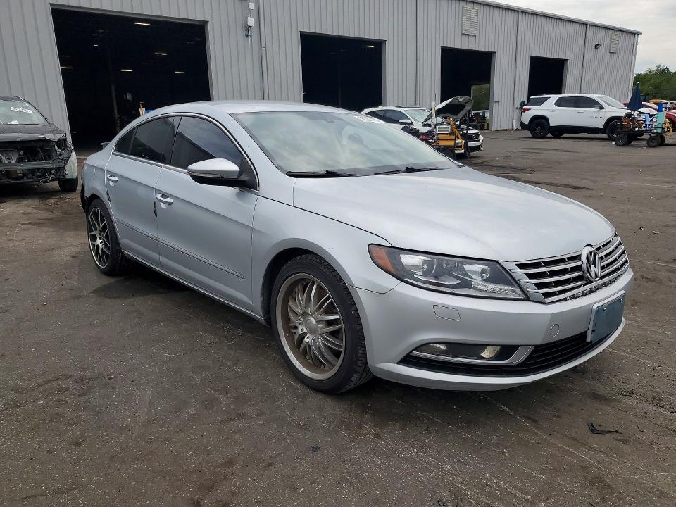 2013 Volkswagen Passat cc VIN WVWBN7AN6DE513226 COPART salvage auction — REAR END, Fl - Cert Of Title Slvg Rebuildable, sold $600 on 2026-07-08 (photo 4)