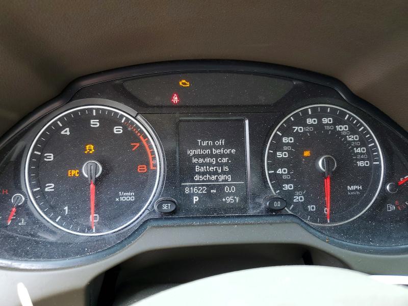 2016 Audi VIN WA1C2AFP9GA024667 COPART salvage auction — FRONT END, FL - CERT OF TITLE SLVG REBUILDABLE, sold $1,900 on 2026-07-28 (photo 9)