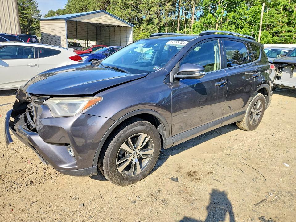 2017 Toyota Rav 4 VIN JTMRFREV2HD202129 COPART salvage auction — FRONT END, Pa - Certificate Of Salvage, sold $6,100 on 2026-07-14 (photo 1)