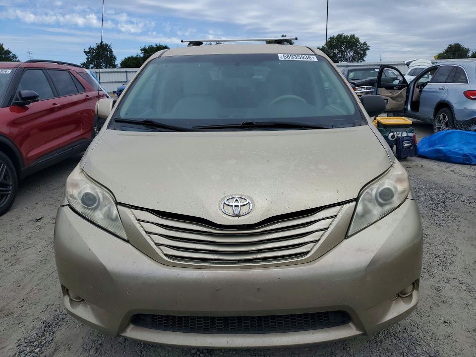 2011 Toyota Sienna VIN 5TDJK3DC1BS002960 COPART salvage auction — REAR END, Ca - Salvage Certificate, sold $15 on 2026-07-28 (photo 5)