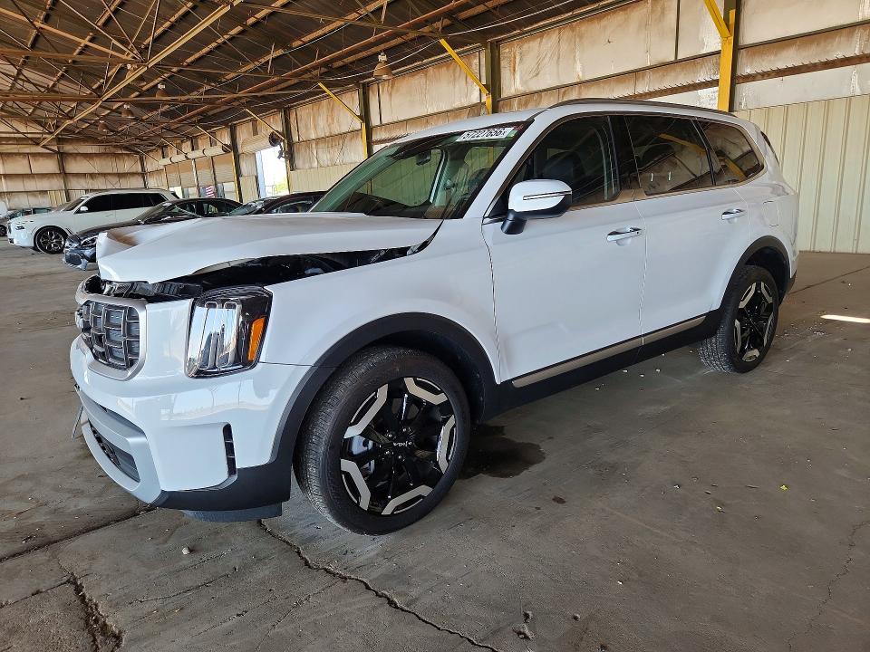 2025 Kia Telluride VIN 5XYP64GC4SG642688 COPART salvage auction — FRONT END, Az - Cert Of Title - Salvage, sold $13,700 on 2026-07-20 (photo 1)