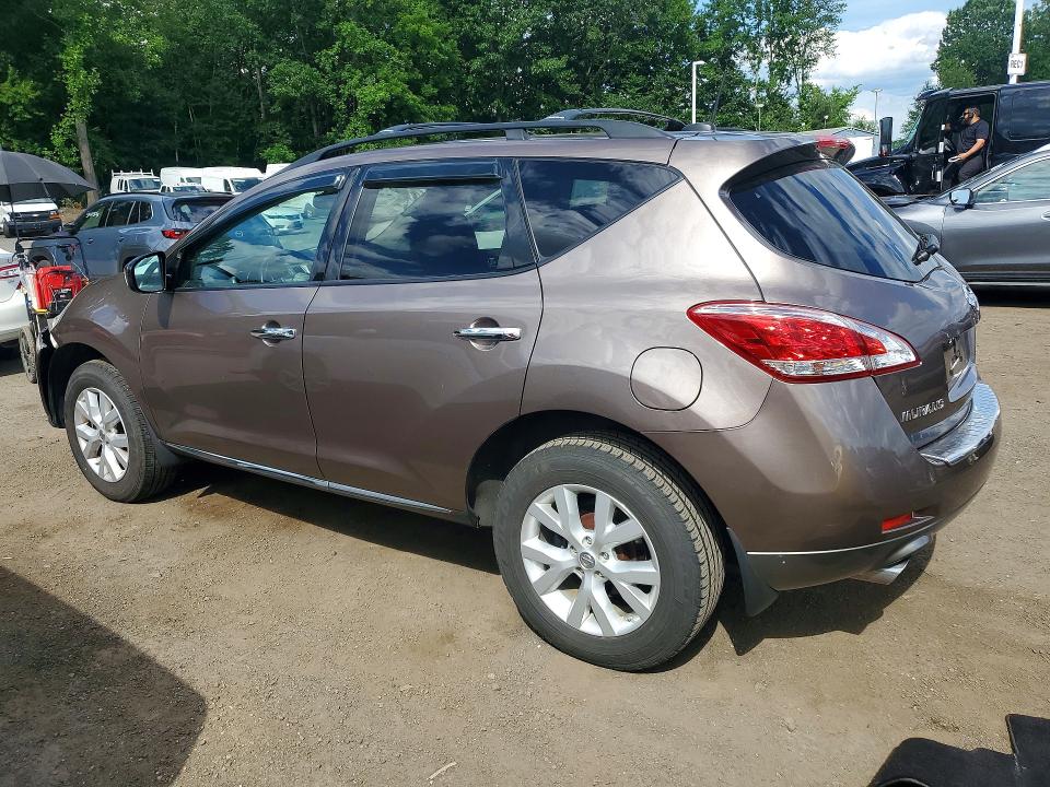 2011 Nissan Murano VIN JN8AZ1MWXBW175035 COPART salvage auction — FRONT END, Ma - Cert Of Title-Salvage, sold $675 on 2026-07-09 (photo 2)