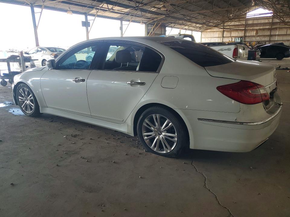 2012 Hyundai Genesis VIN KMHGC4DD1CU196761 COPART salvage auction — FRONT END, Salvage Title, sold $475 on 2026-07-29 (photo 2)