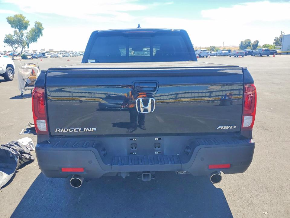 2022 Honda Ridgeline VIN 5FPYK3F83NB024787 COPART salvage auction — FRONT END, Ca - Salvage Certificate, sold $8,600 on 2026-07-20 (photo 6)