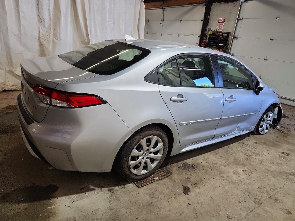 2021 Toyota Corolla VIN JTDEPMAE8MJ188026 COPART salvage auction — FRONT END, Pa - Certificate Of Salvage, sold $4,900 on 2026-07-09 (photo 3)