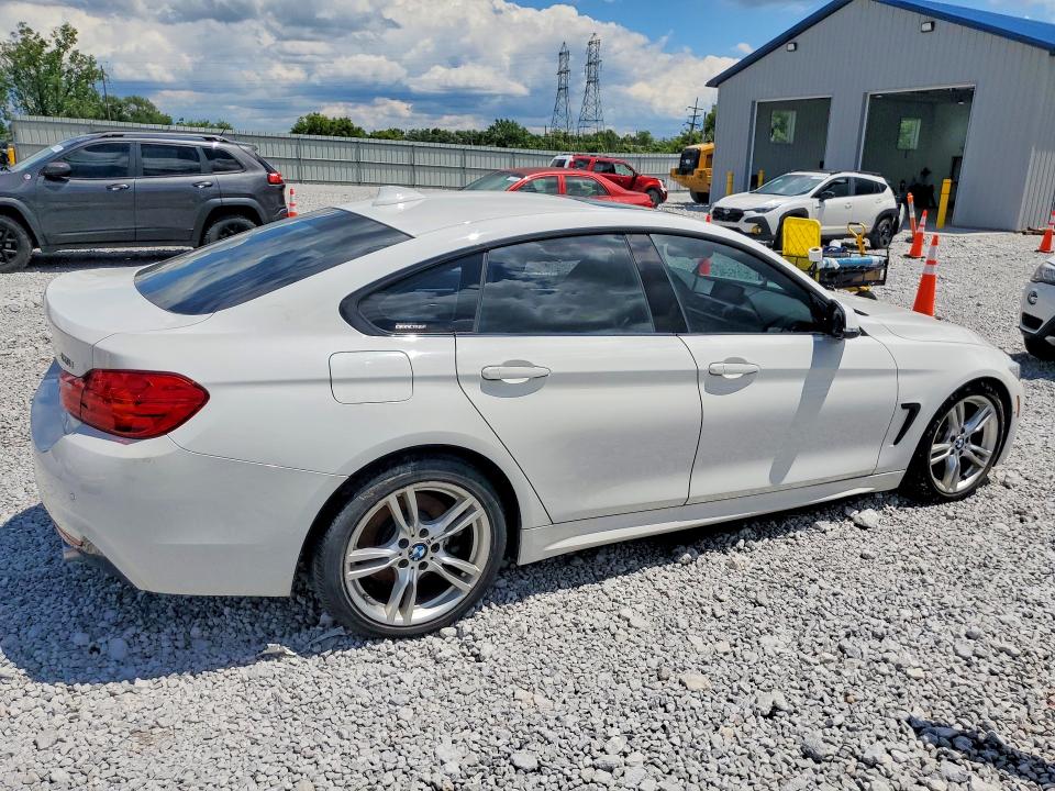 2015 BMW 4er VIN WBA4B3C5XFD669668 COPART salvage auction — MECHANICAL, Oh - Certificate Of Title, sold $3,000 on 2026-07-08 (photo 3)
